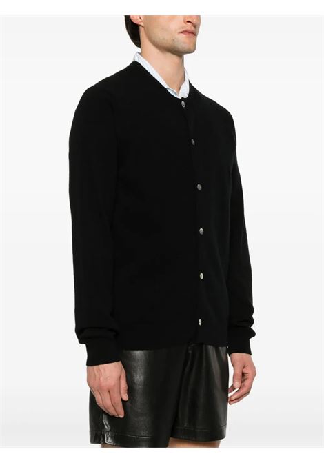 cardigan knit nero uomo COMME DES GARÇONS | FZ-N106-PER1
